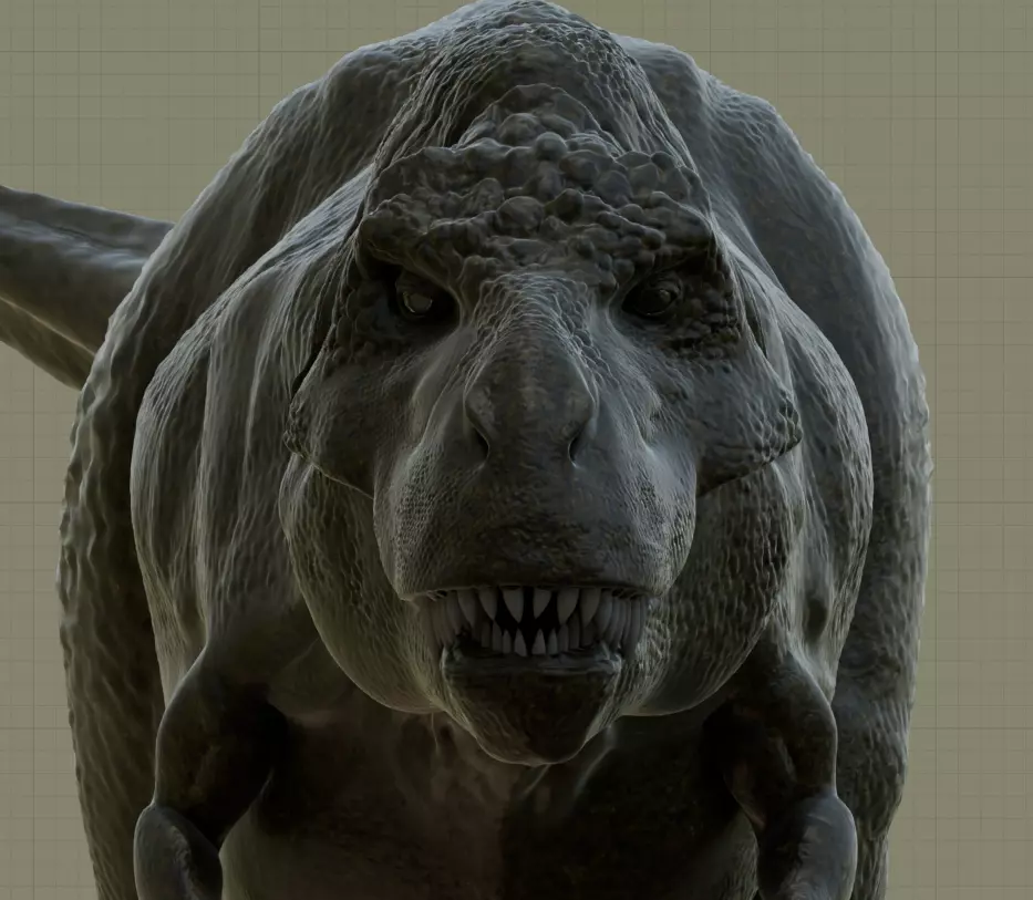 Fan Art Tyrannosaurus Rex 3D print model_0
