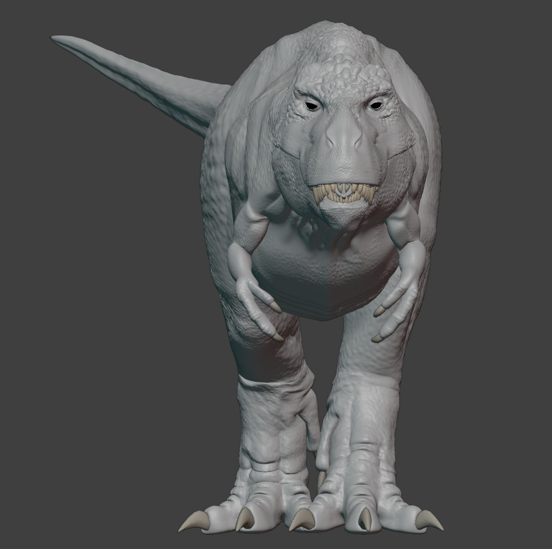 Fan Art Tyrannosaurus Rex 3D print model_5