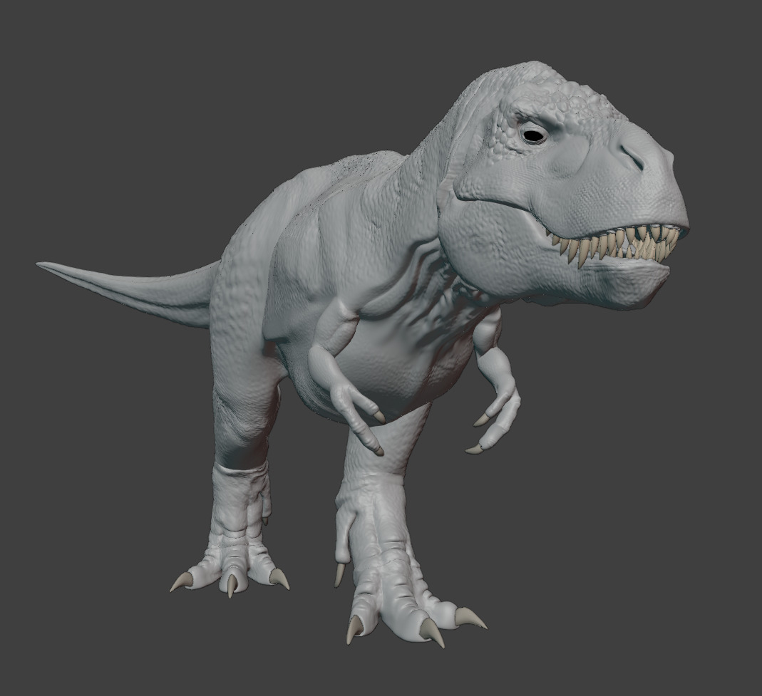 Fan Art Tyrannosaurus Rex 3D print model_9