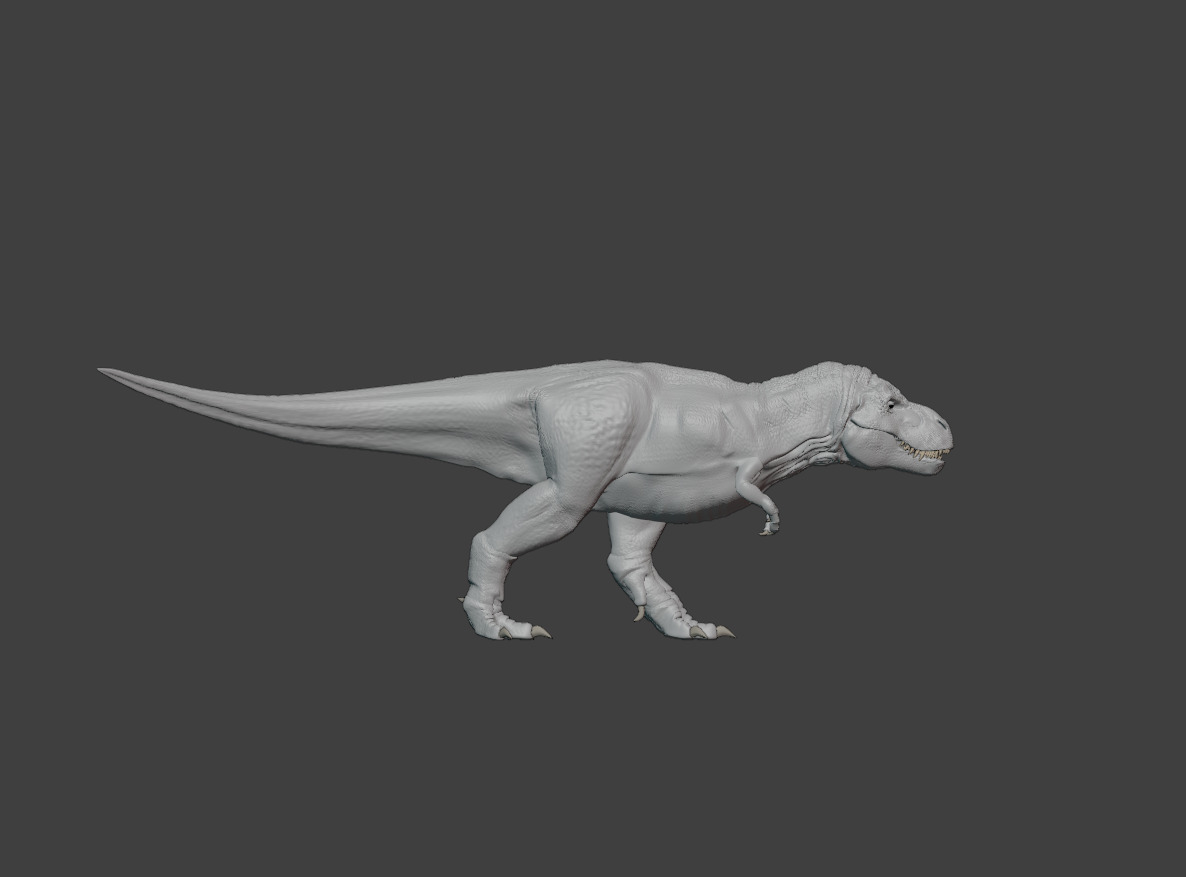 Fan Art Tyrannosaurus Rex 3D print model_8