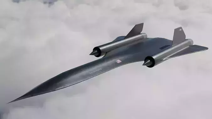 SR-72 BLACKBIRD STEALTH COMBAT AIRCRAFT