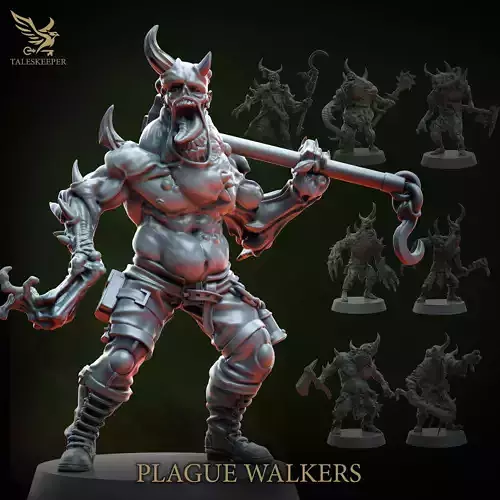PLAGUE WALKERS 3D print model