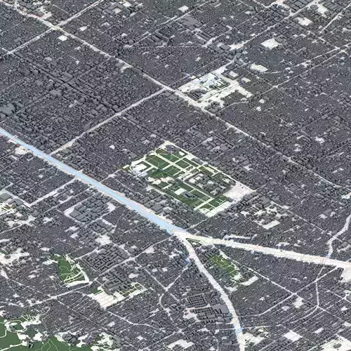 Kyoto City Japan 3D model