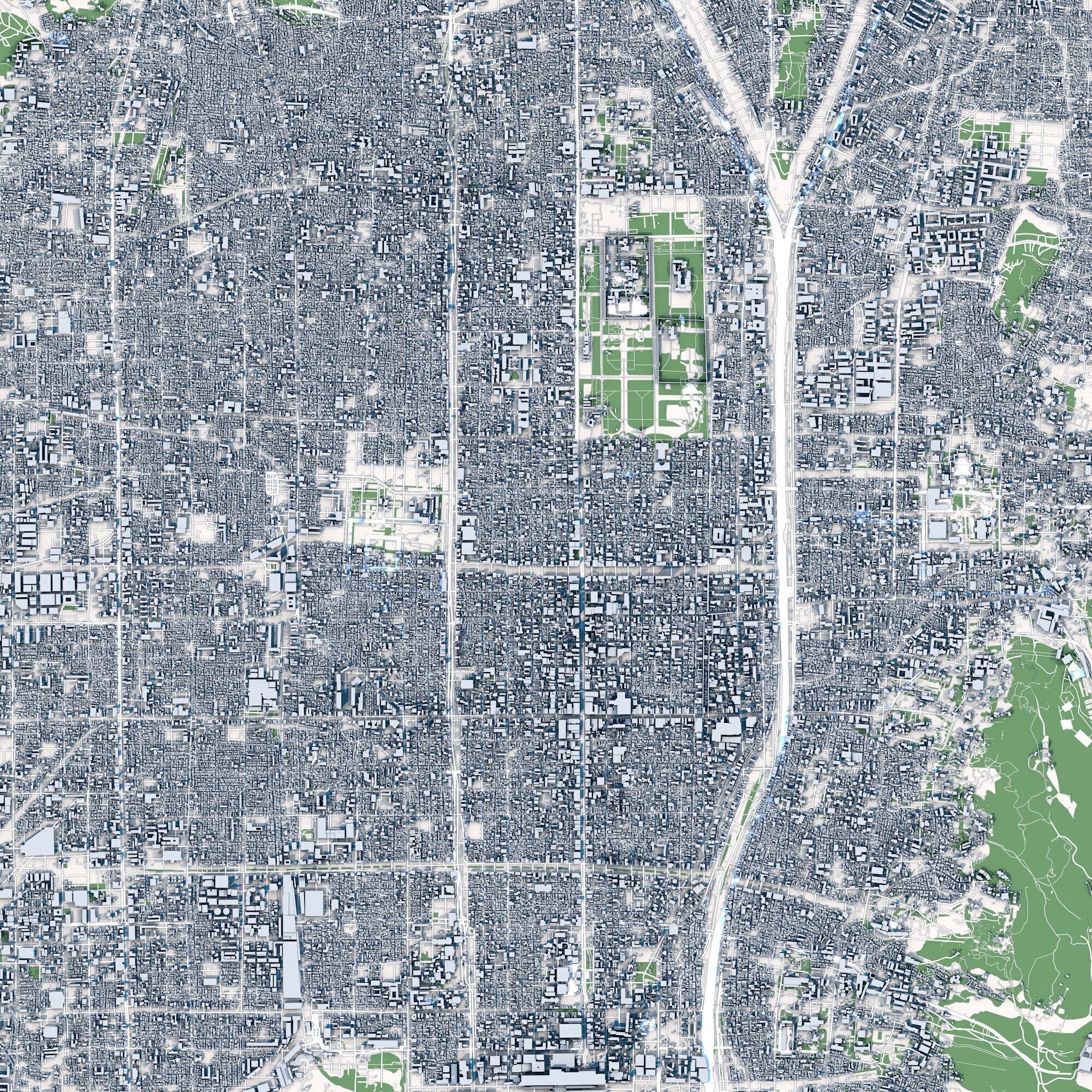 Kyoto City Japan 3D model_3