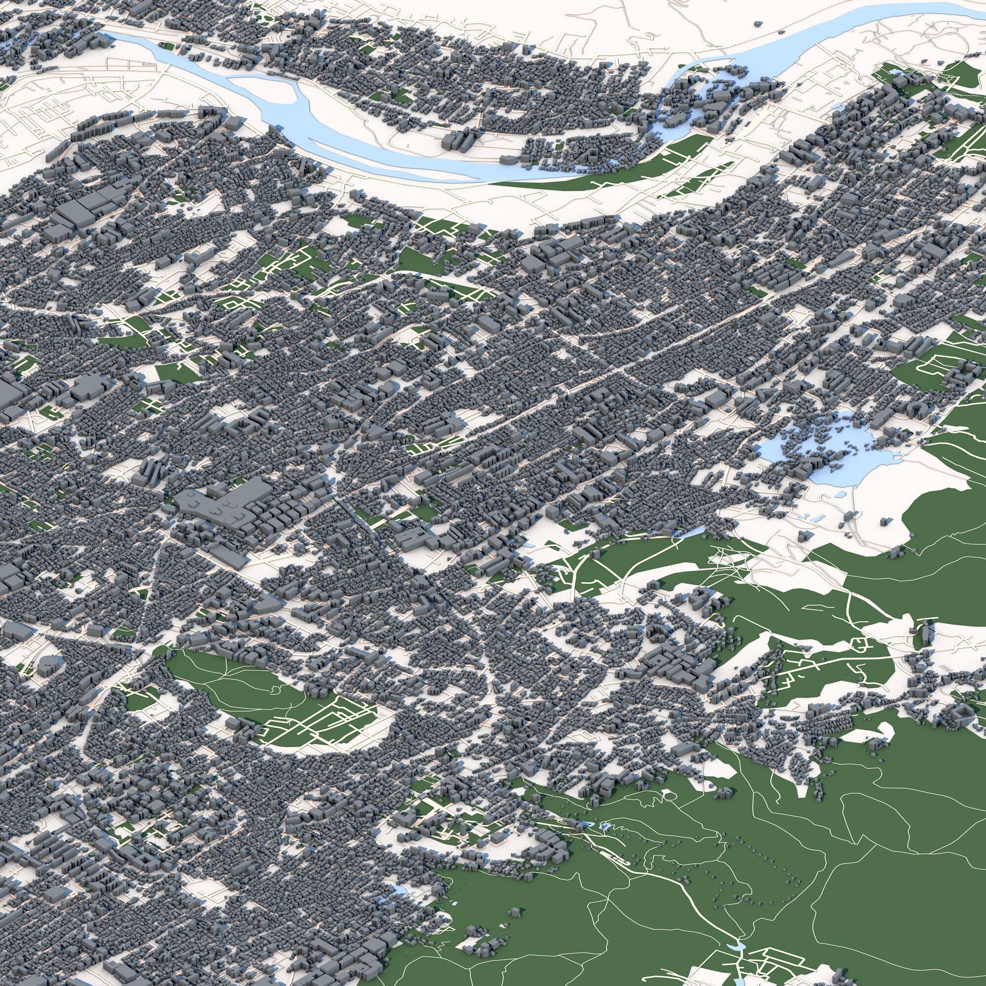 Kyoto City Japan 3D model_6