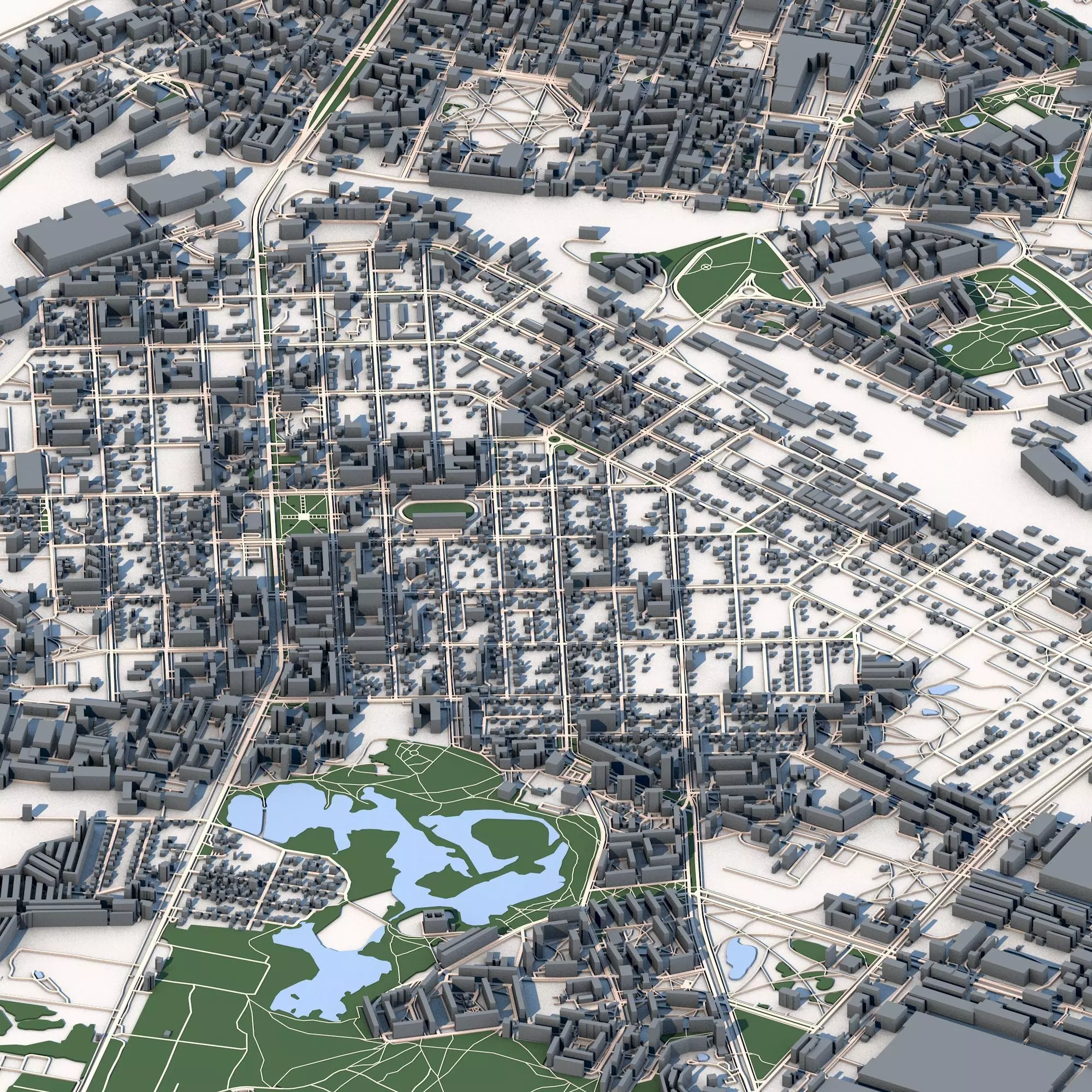 Daugavpils City Latvia 3D model_0