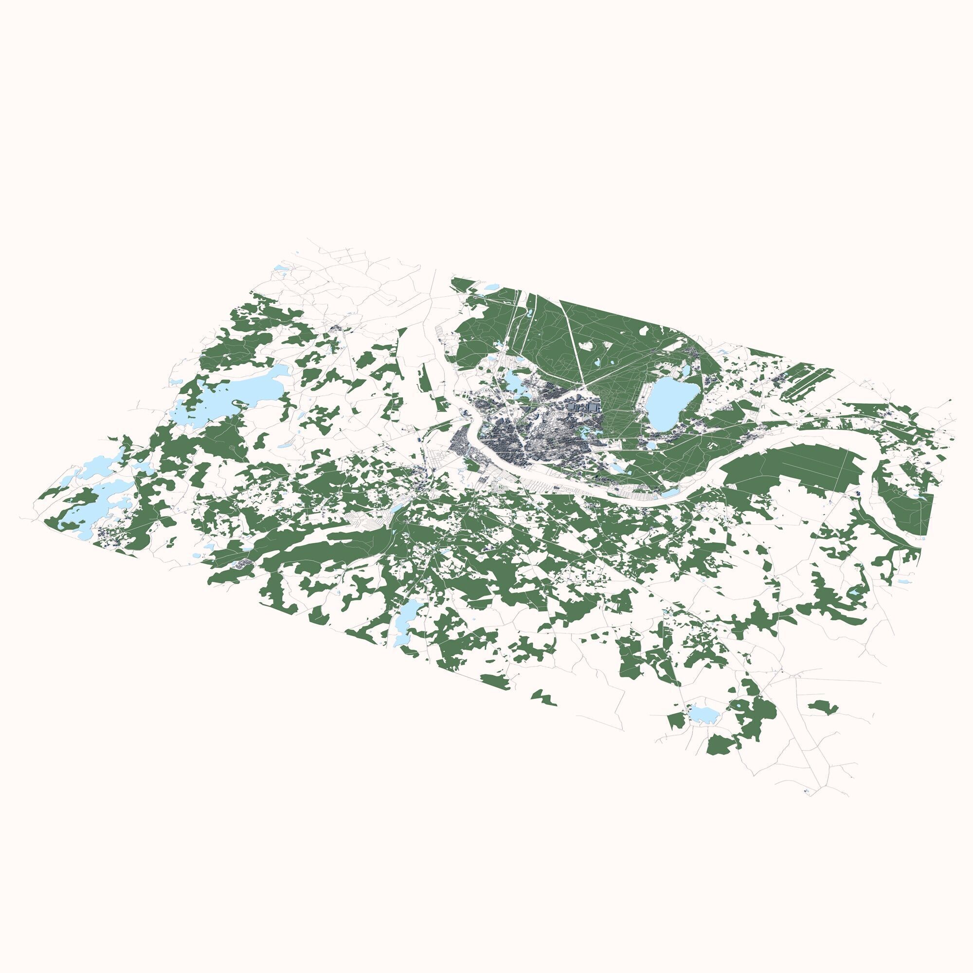 Daugavpils City Latvia 3D model_1