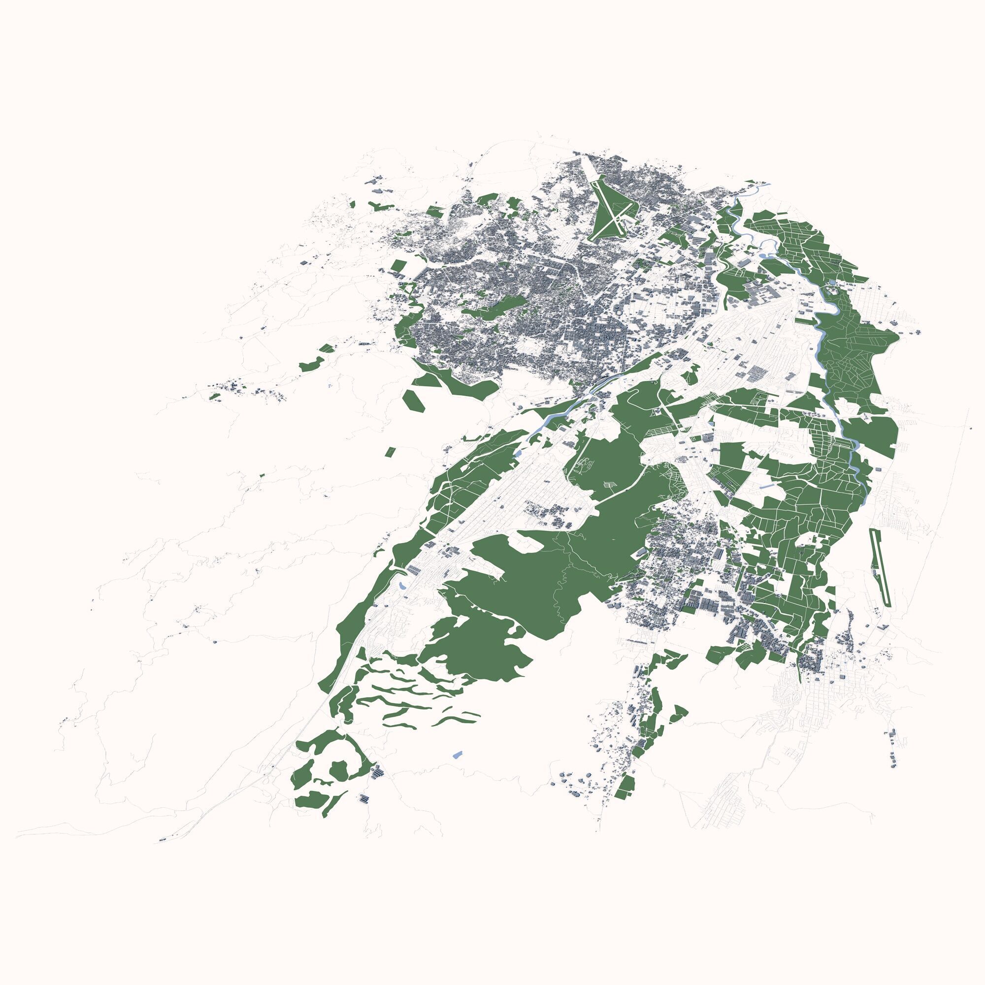 Cucuta City Colombia 3D model_1