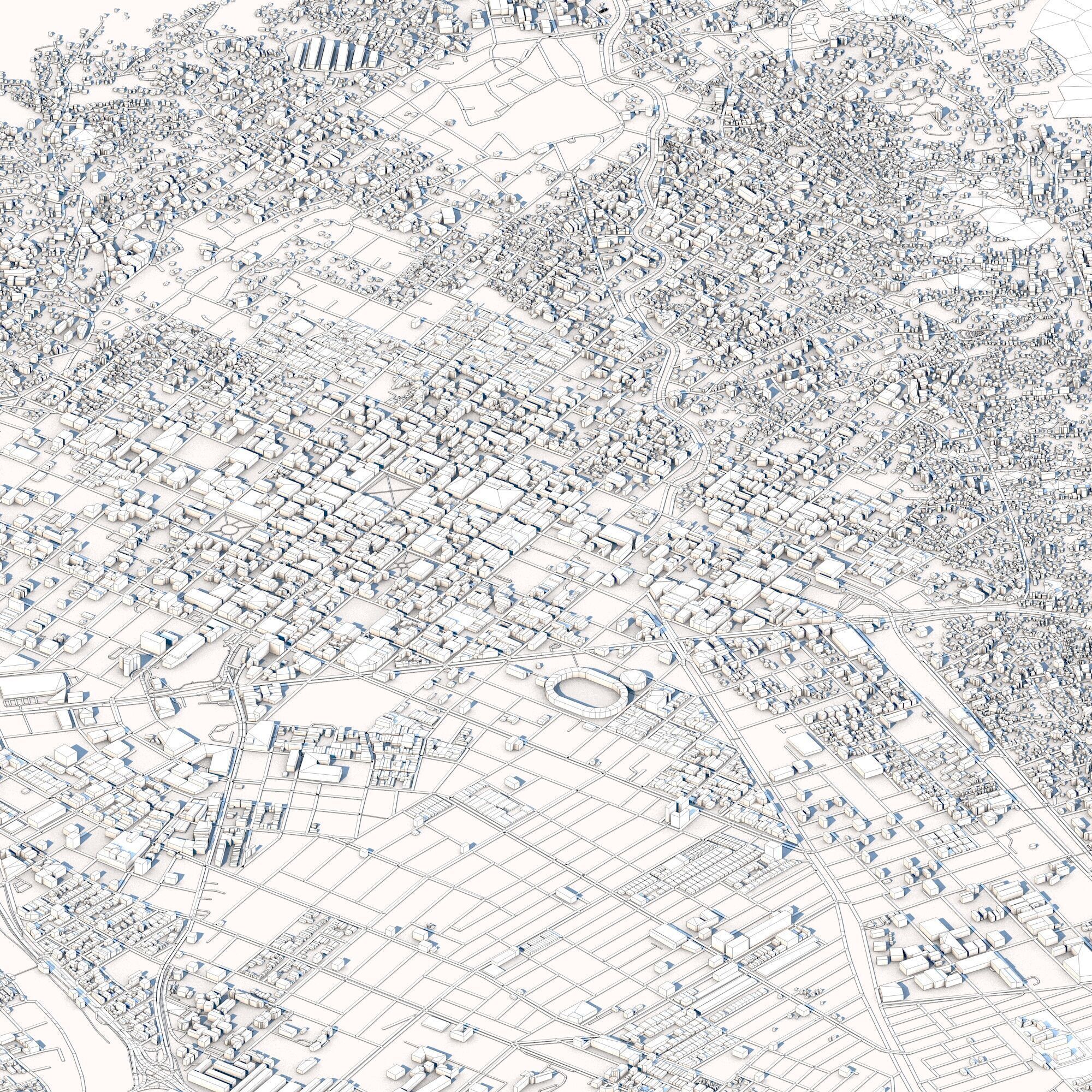 Cucuta City Colombia 3D model_9