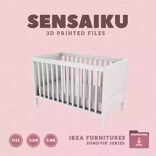 SUNDVIK Childrens Table for Mini Dollhouse - IKEA - 3D Print 3D print model