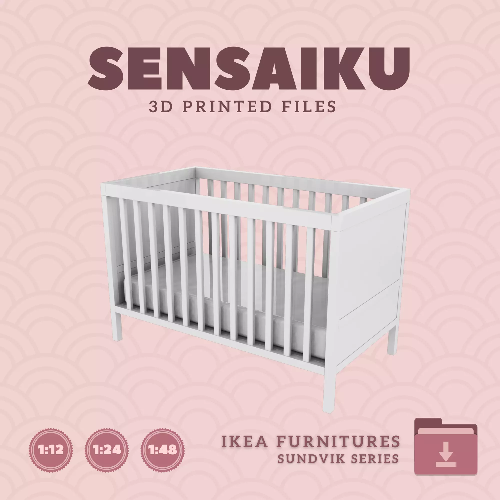 SUNDVIK Childrens Table for Mini Dollhouse - IKEA - 3D Print 3D print model