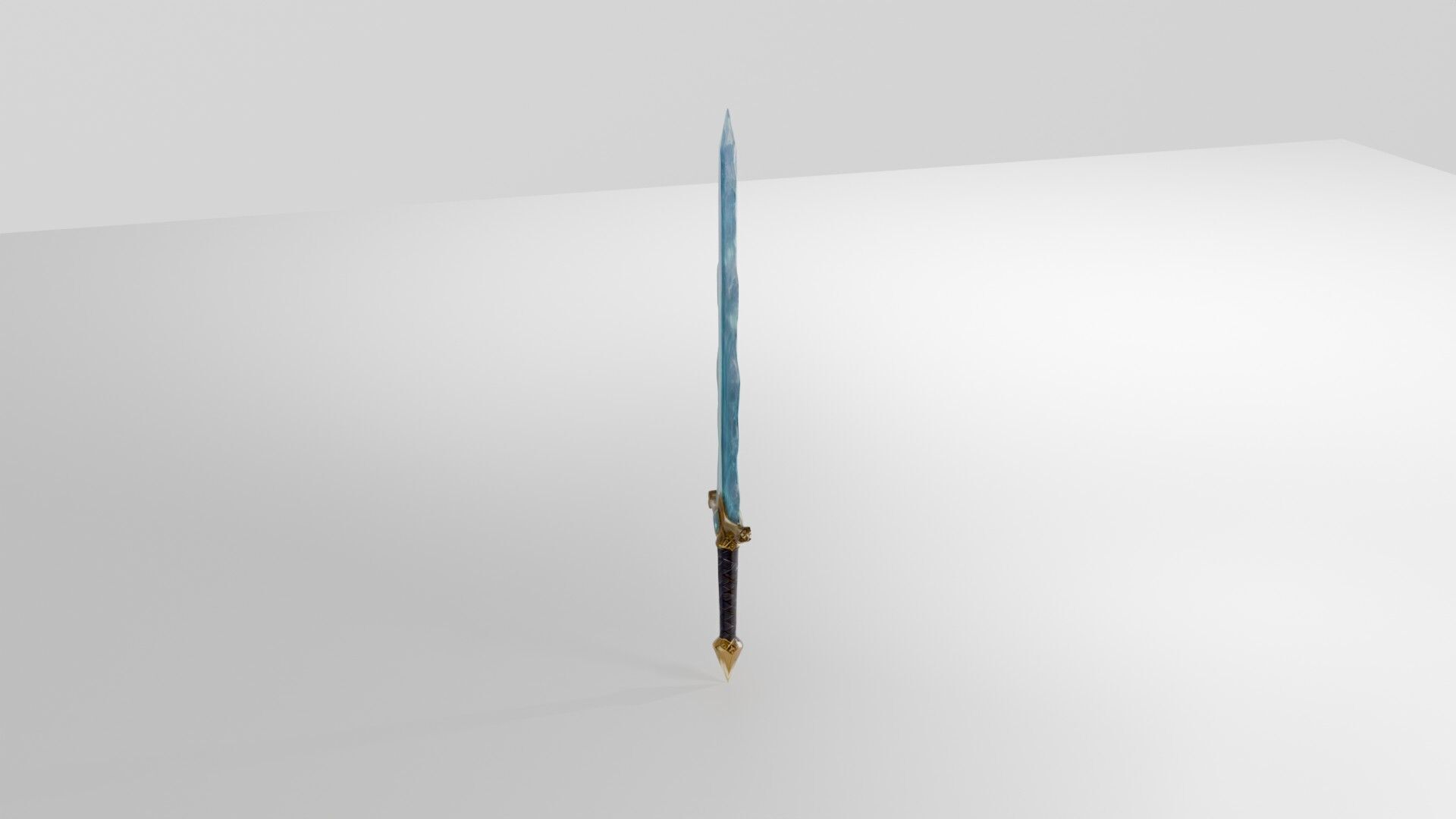 Fantasy Crystal Sword - Premium 3D Model 3D model_2