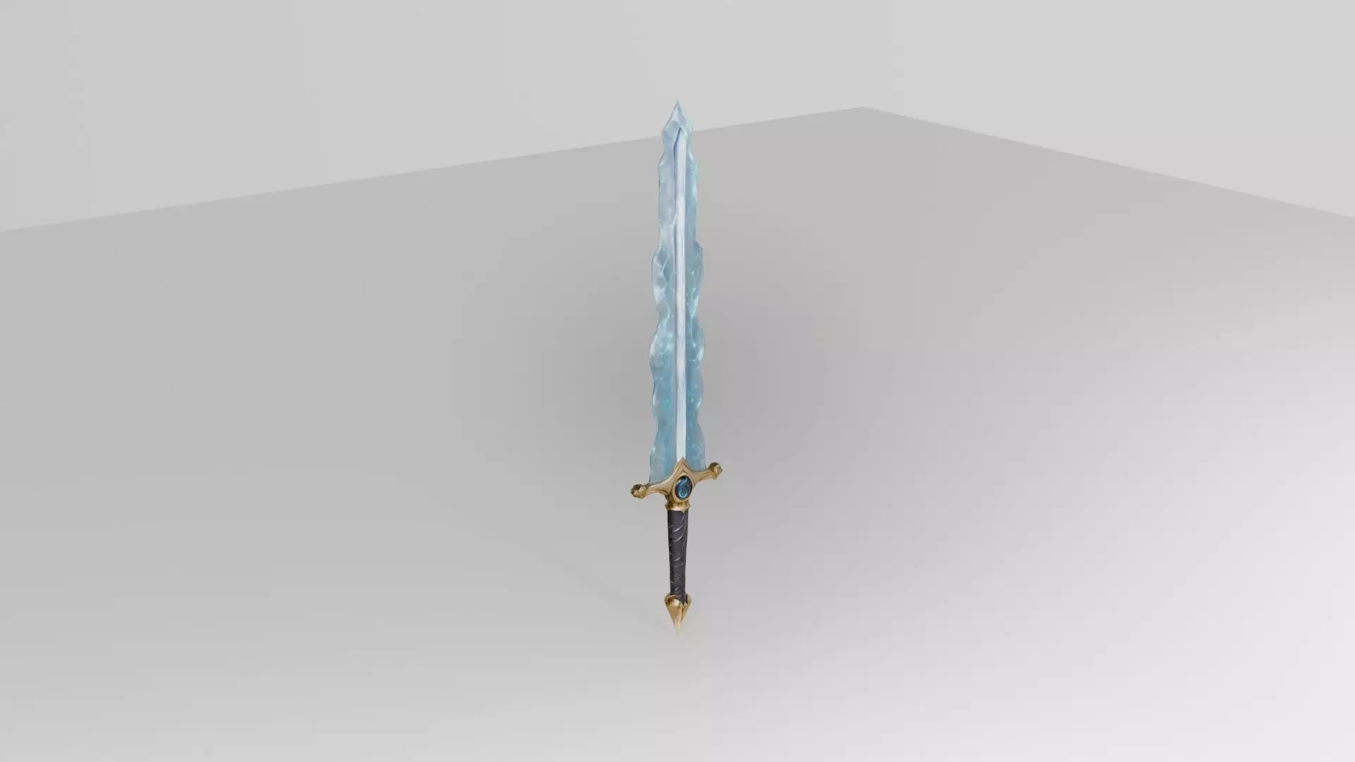 Fantasy Crystal Sword - Premium 3D Model 3D model_0