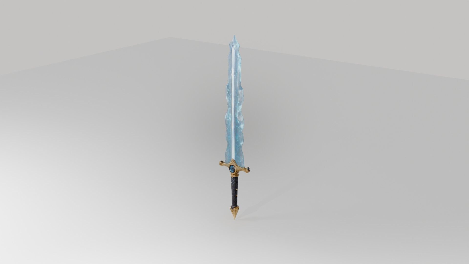 Fantasy Crystal Sword - Premium 3D Model 3D model_1