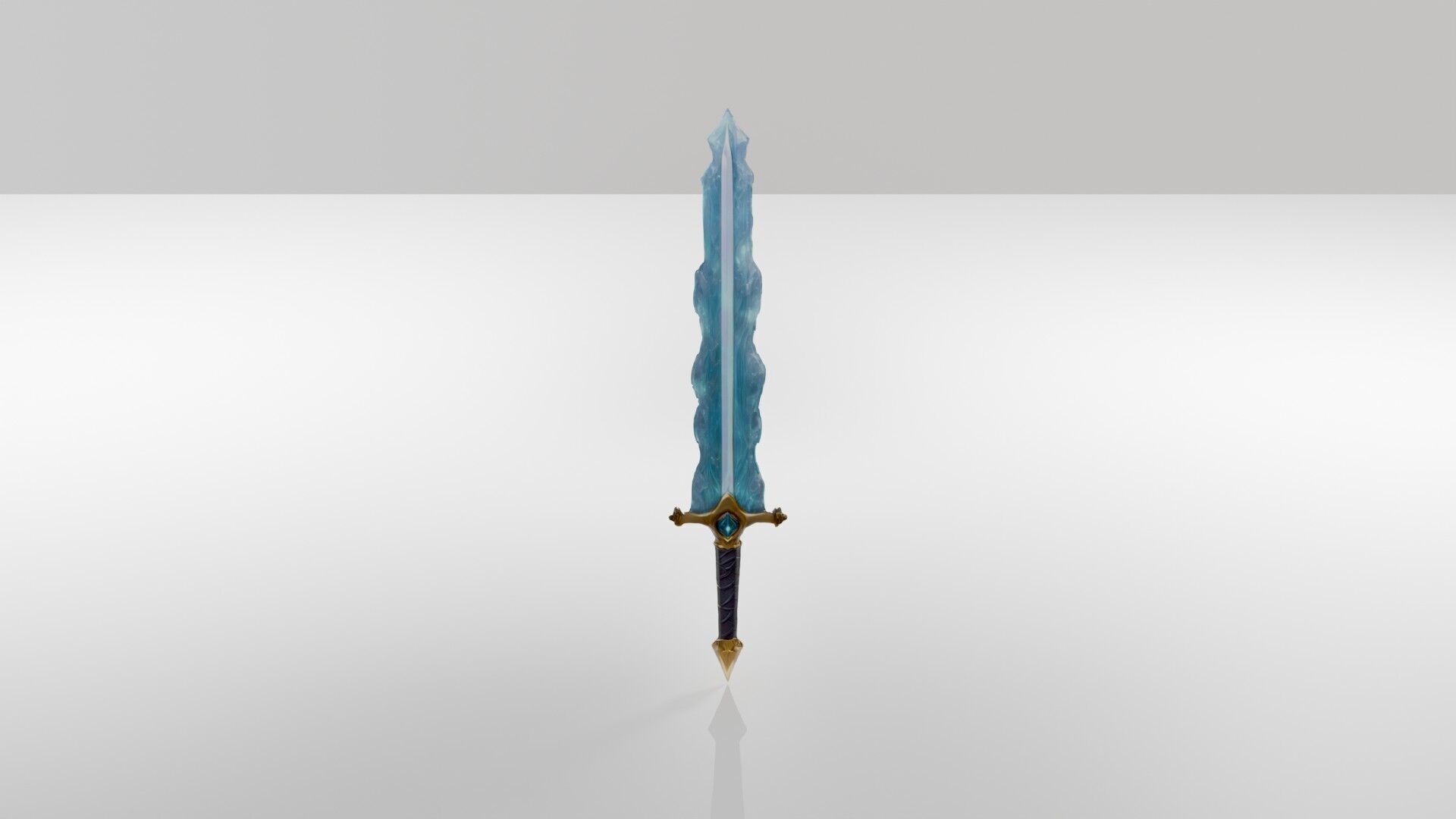 Fantasy Crystal Sword - Premium 3D Model 3D model_4