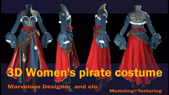 Women s  pirate costume 