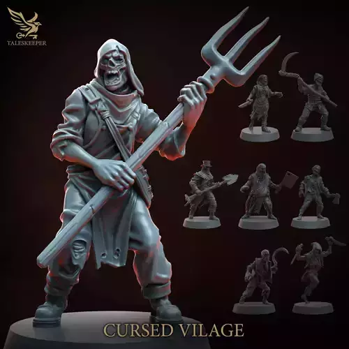 CURSED VILLAGE 3D print model