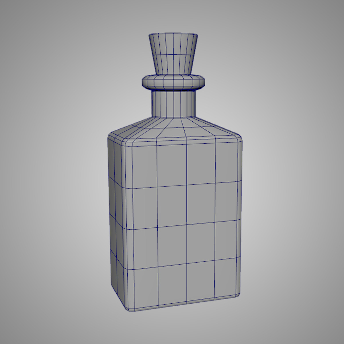 Potion of Clarity Teal Stamina Mind Potion Game Ready Low-poly 3D model_4