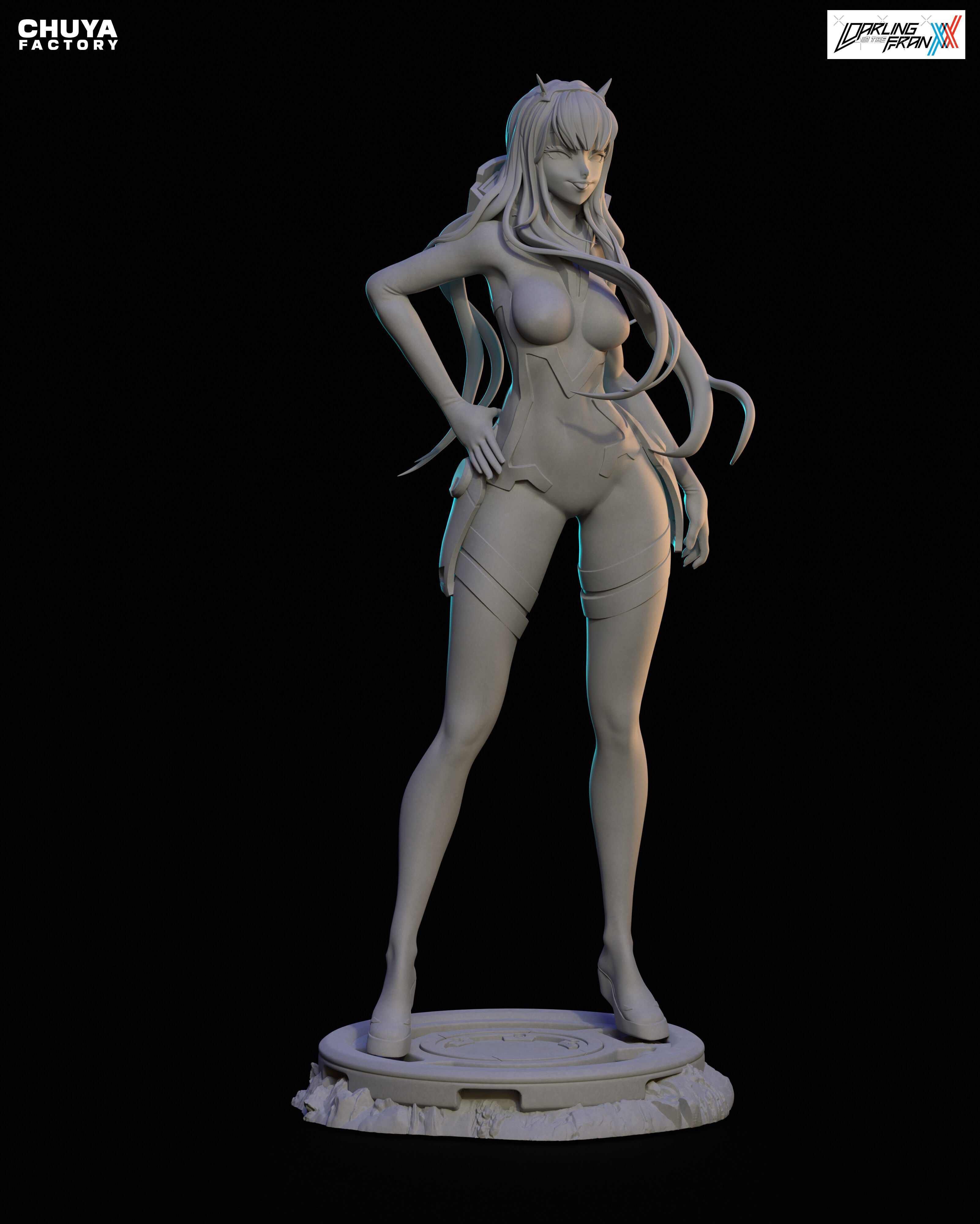Zero Two from Darling in the Franxx 3D print model_7