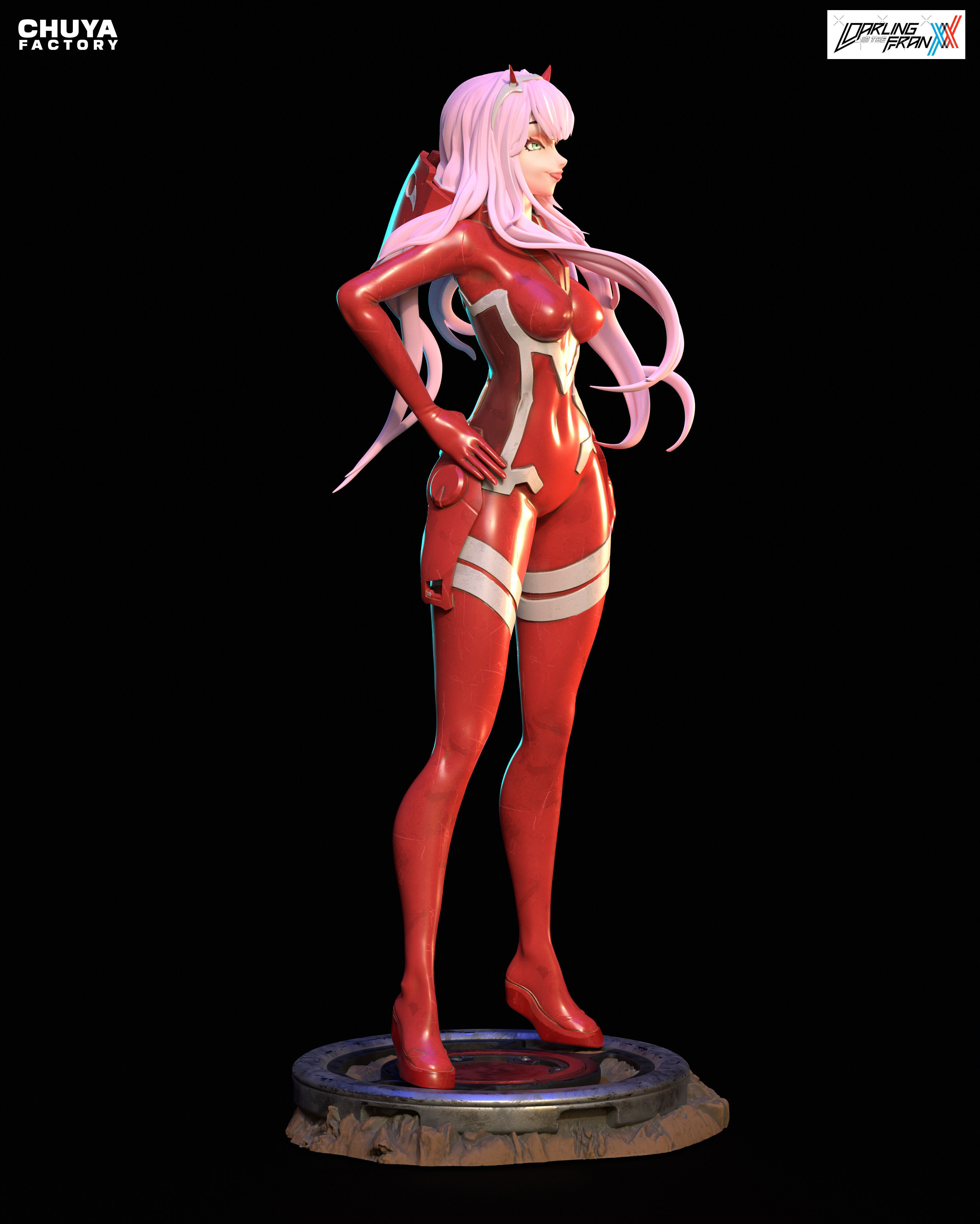 Zero Two from Darling in the Franxx 3D print model_5