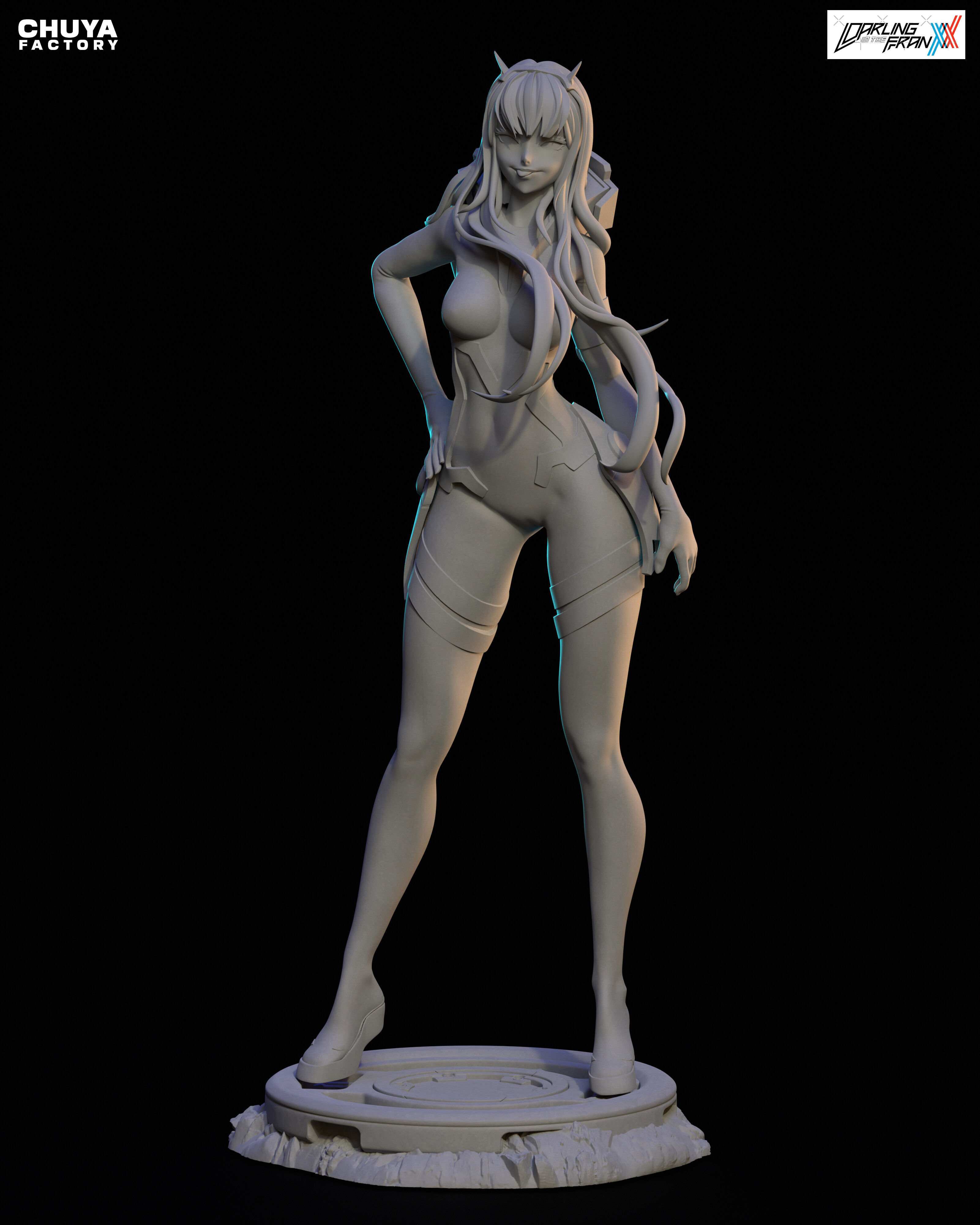 Zero Two from Darling in the Franxx 3D print model_8