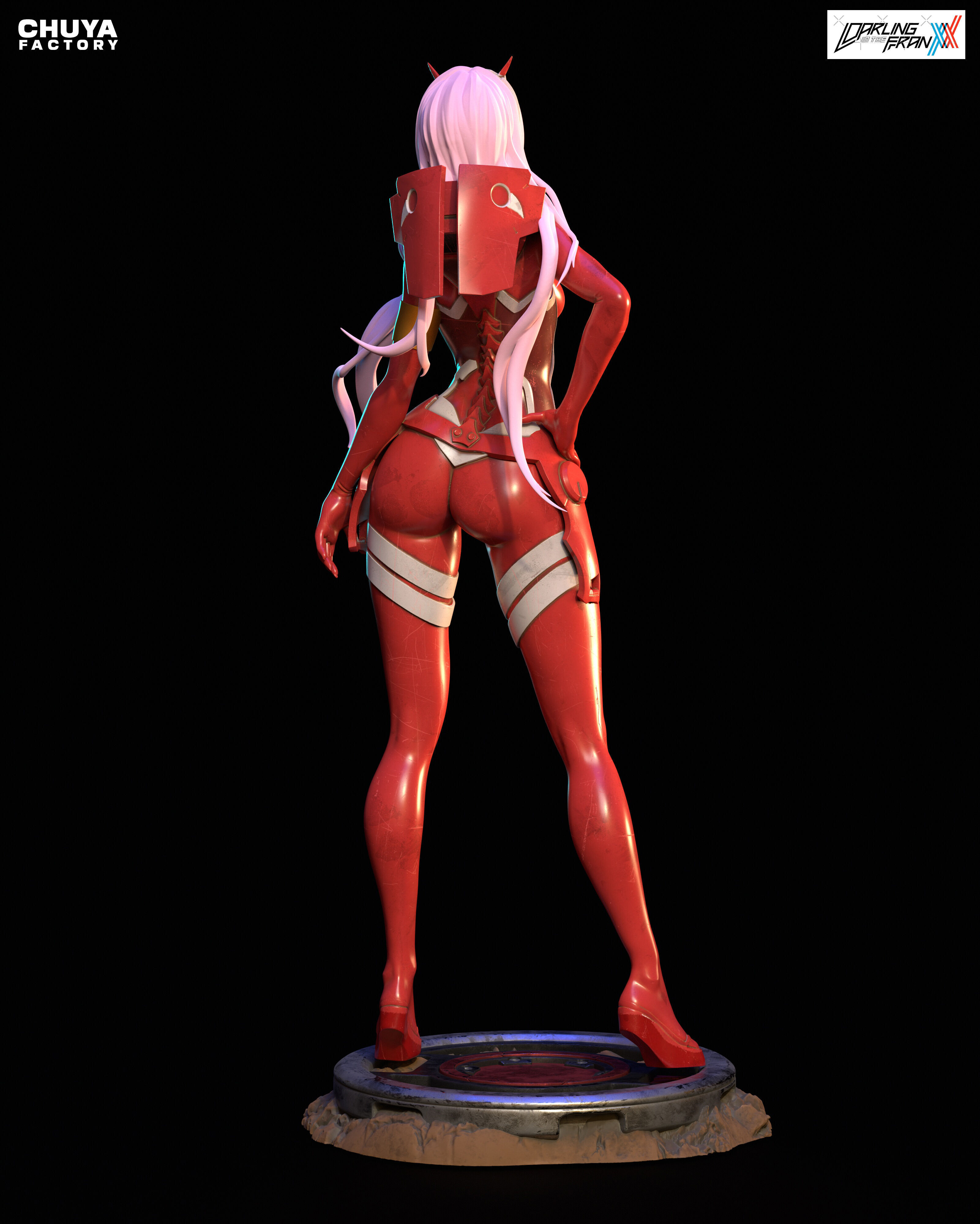 Zero Two from Darling in the Franxx 3D print model_4
