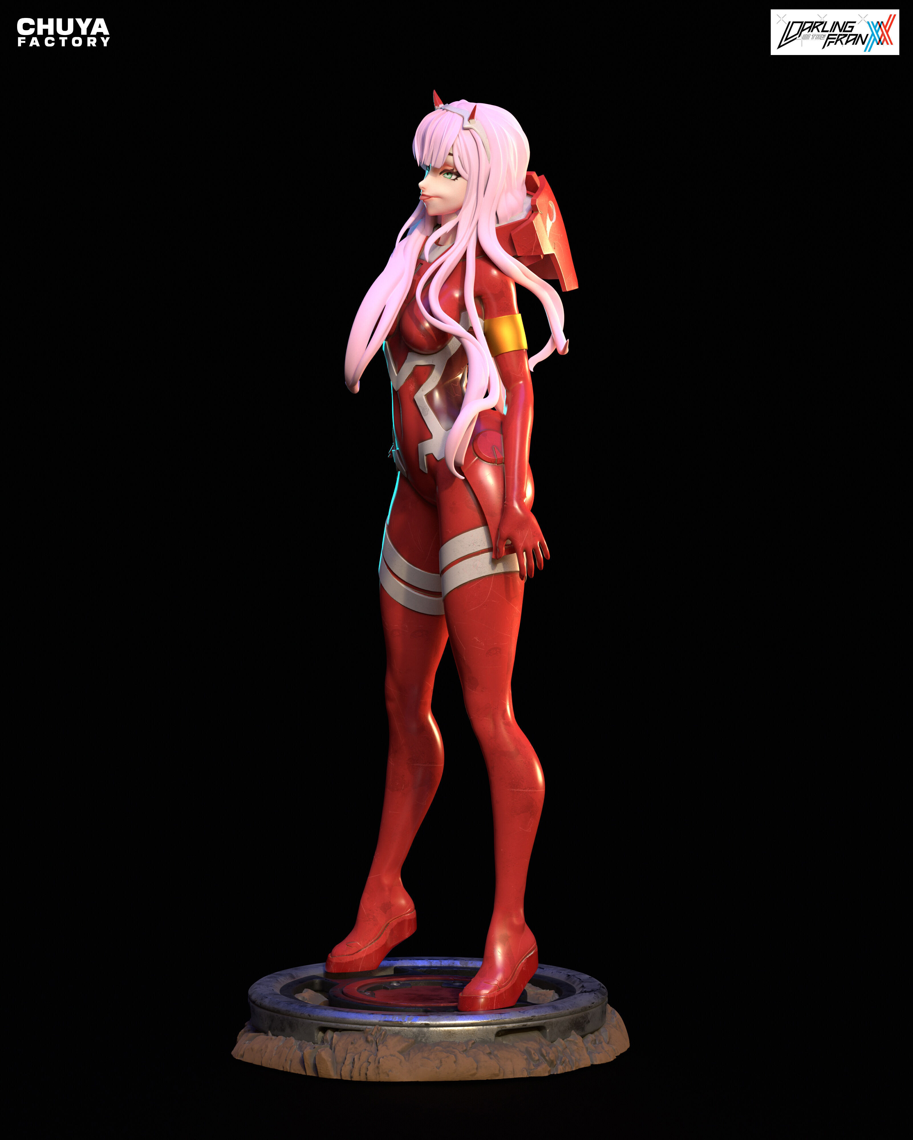 Zero Two from Darling in the Franxx 3D print model_2