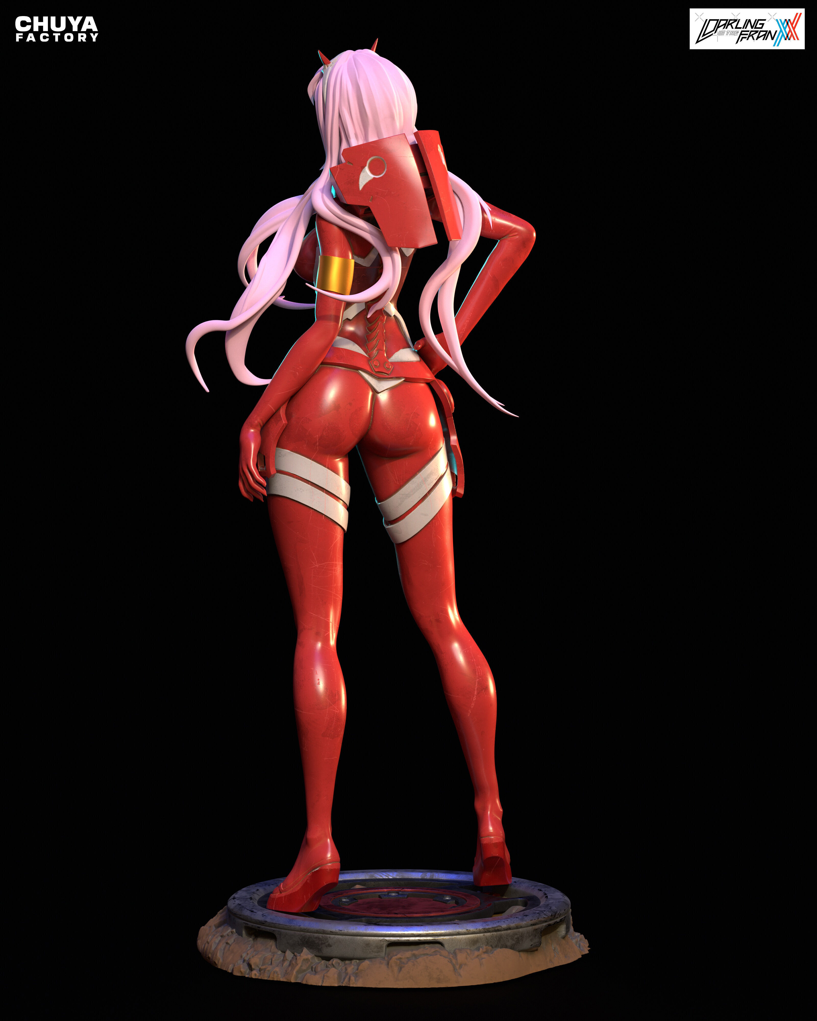 Zero Two from Darling in the Franxx 3D print model_3