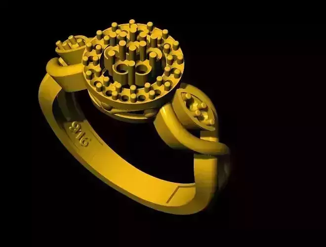 cluster ring 3dm file