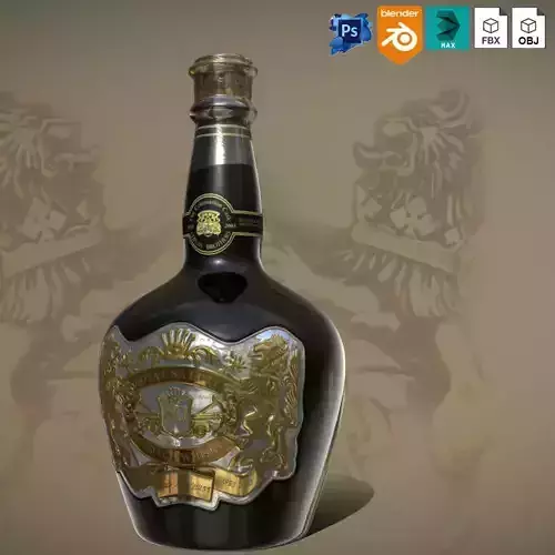 Scotch Whisky Royal Salute 50 Year Old 3D model