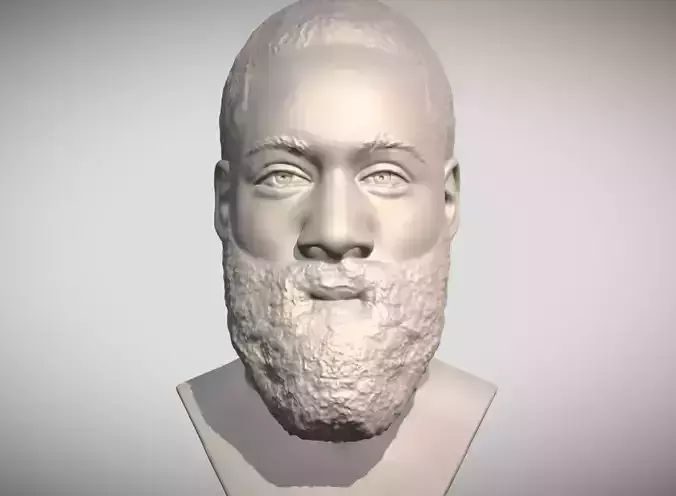 James Harden bust 3D print model