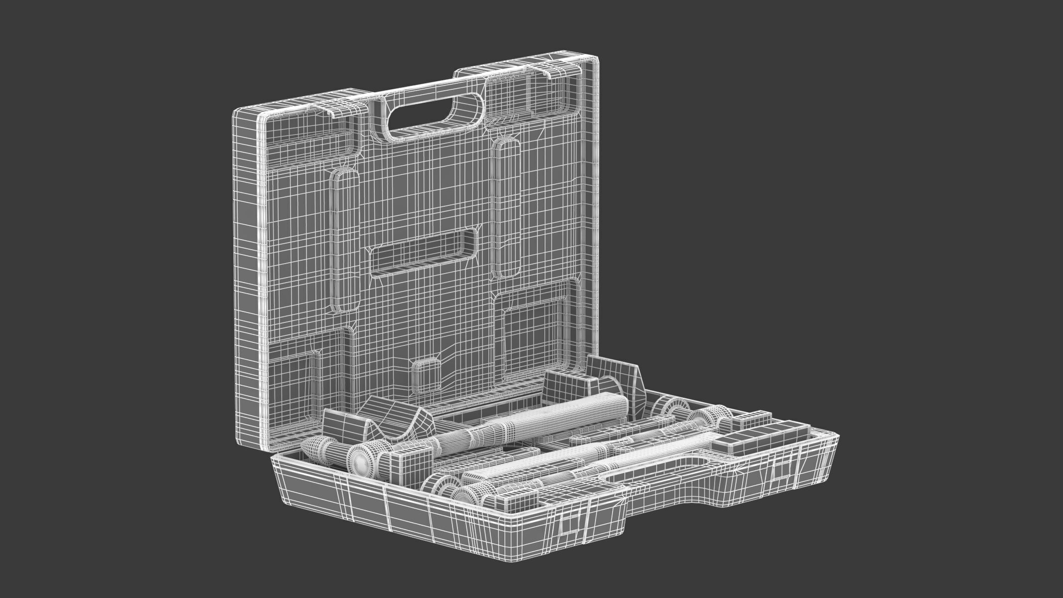 Garage Panel Beating Set 3D model_10