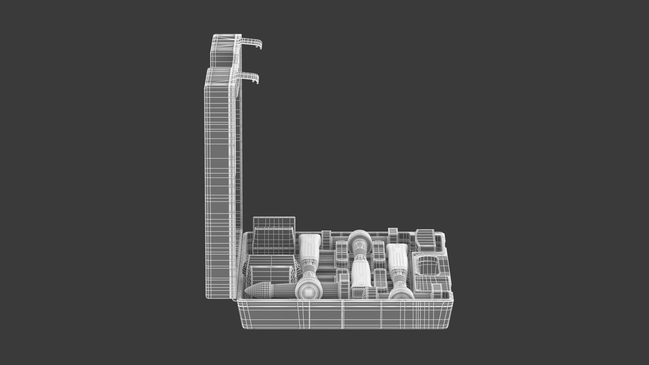 Garage Panel Beating Set 3D model_11
