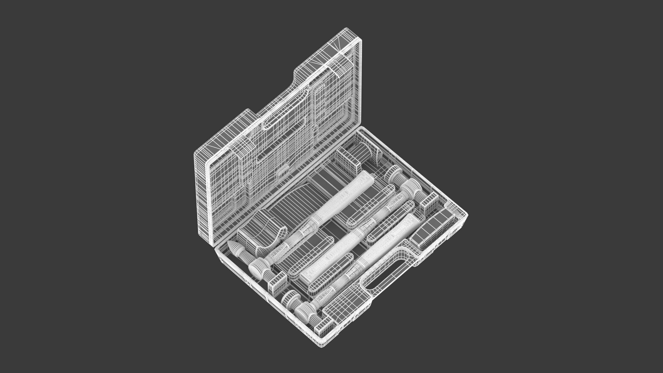 Garage Panel Beating Set 3D model_18