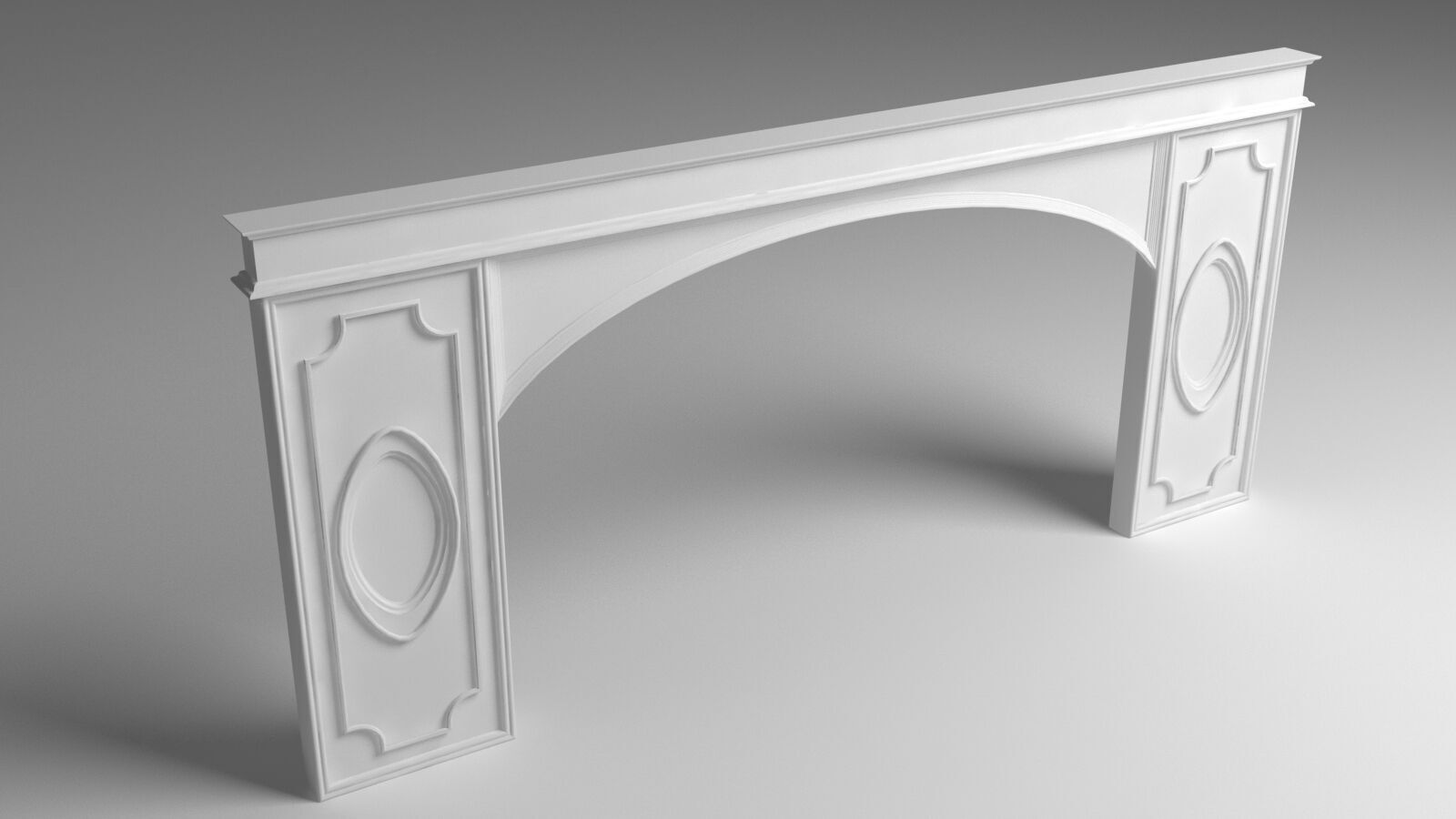 Entry Gate 3D model_5