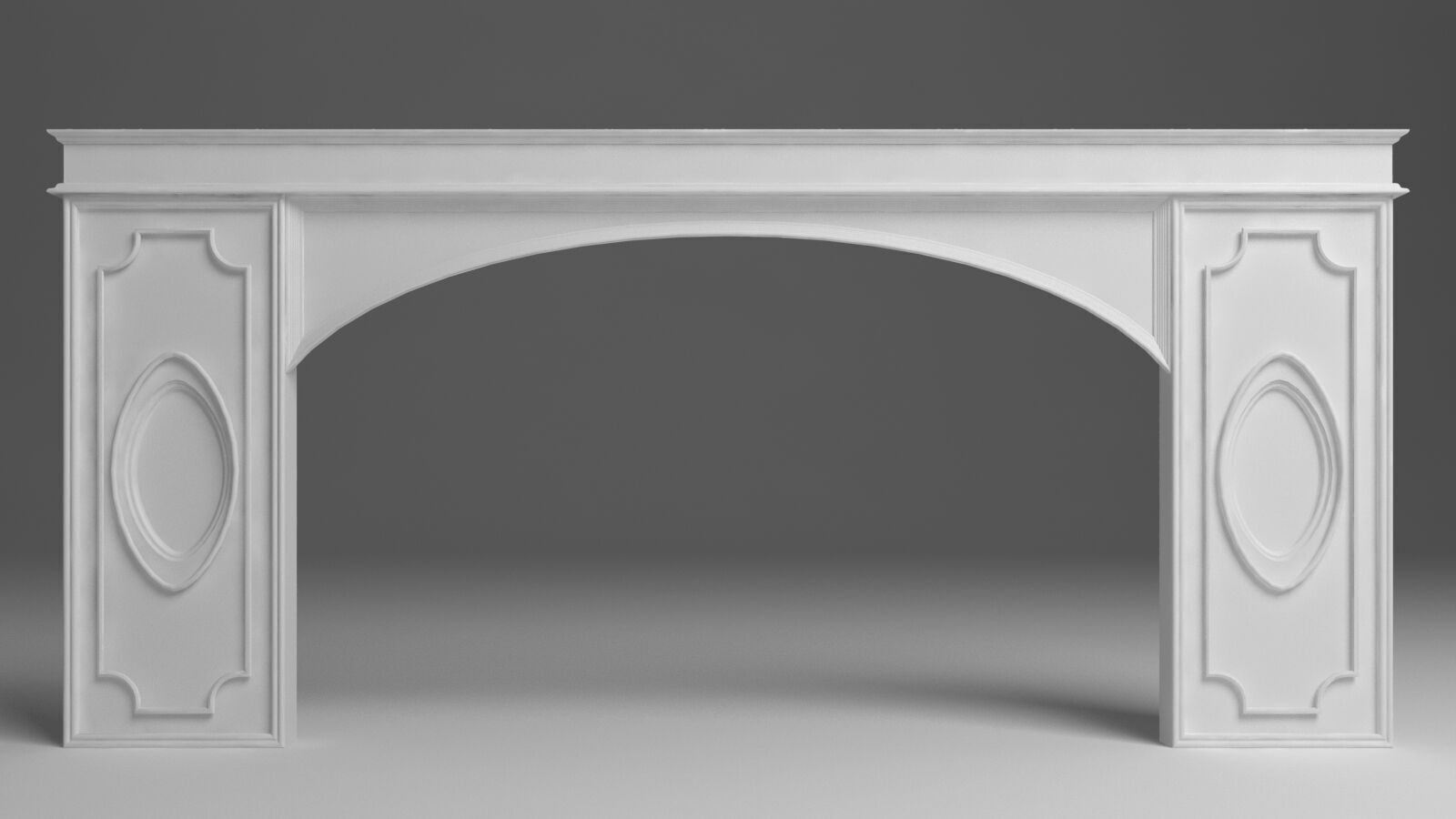 Entry Gate 3D model_4