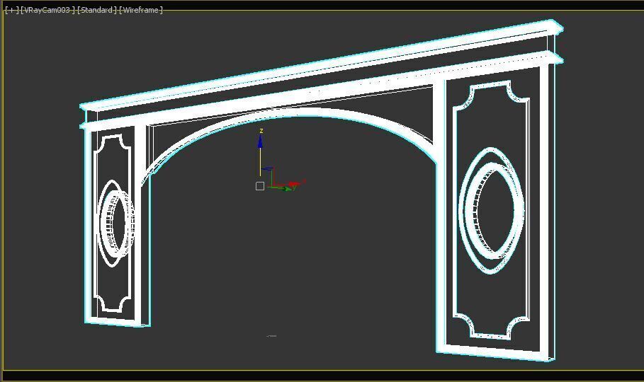 Entry Gate 3D model_14