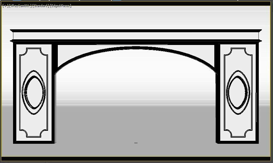 Entry Gate 3D model_8