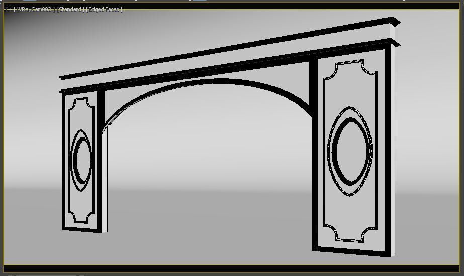 Entry Gate 3D model_10