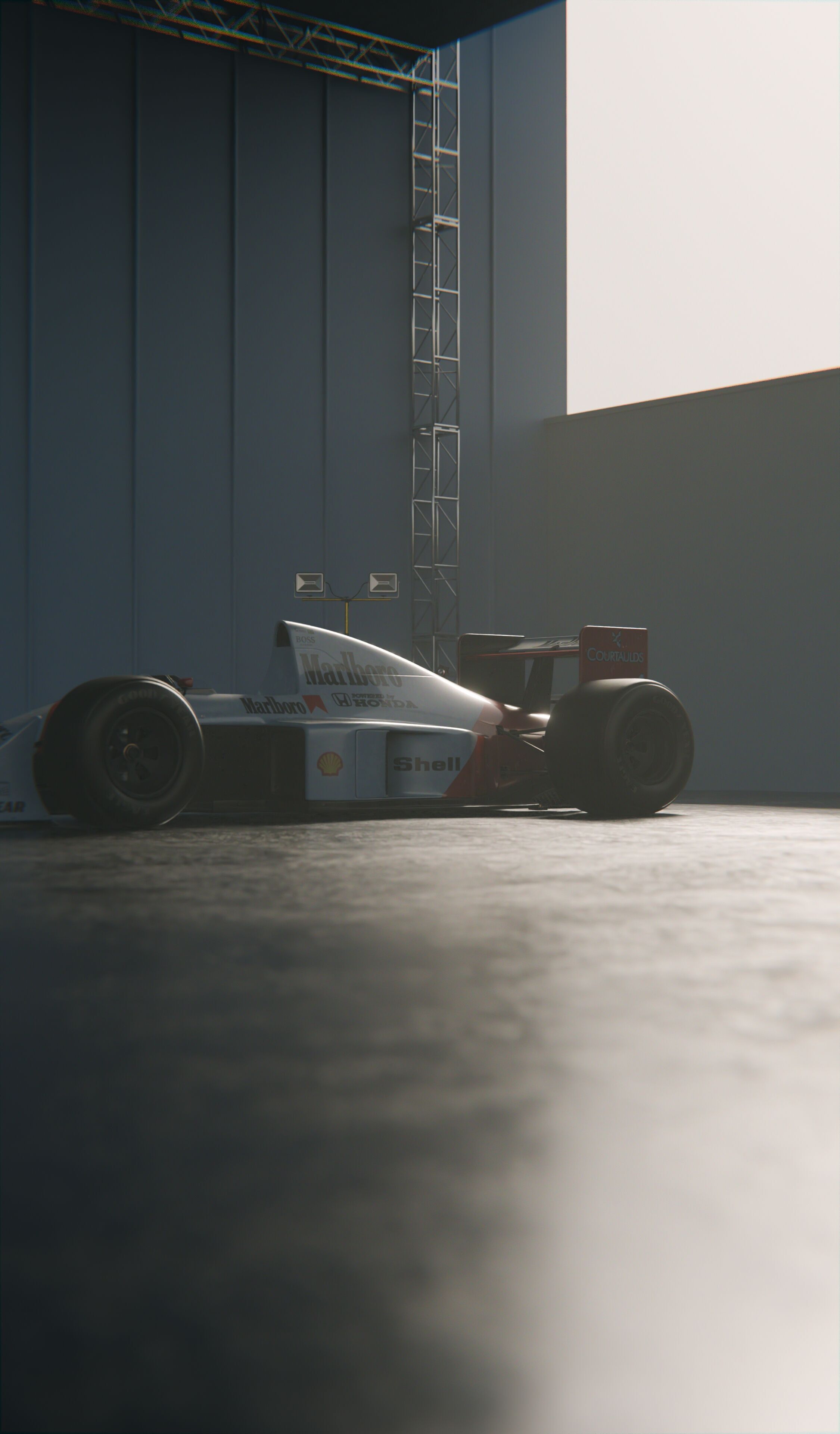 Warehouse Automotive Blender 3D model_6