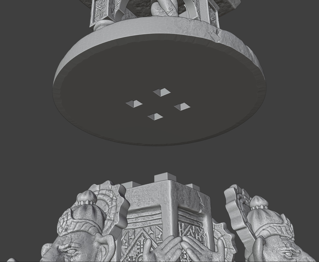 Fountain 3D print model_6