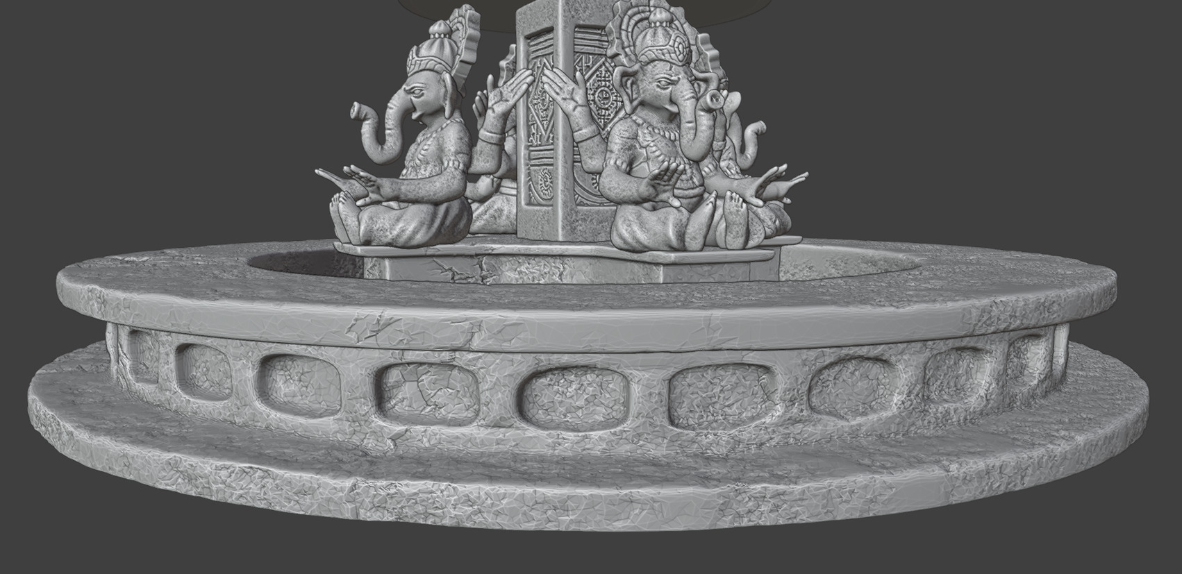 Fountain 3D print model_12