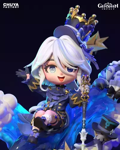 Furina from Genshin Impact 3D print model