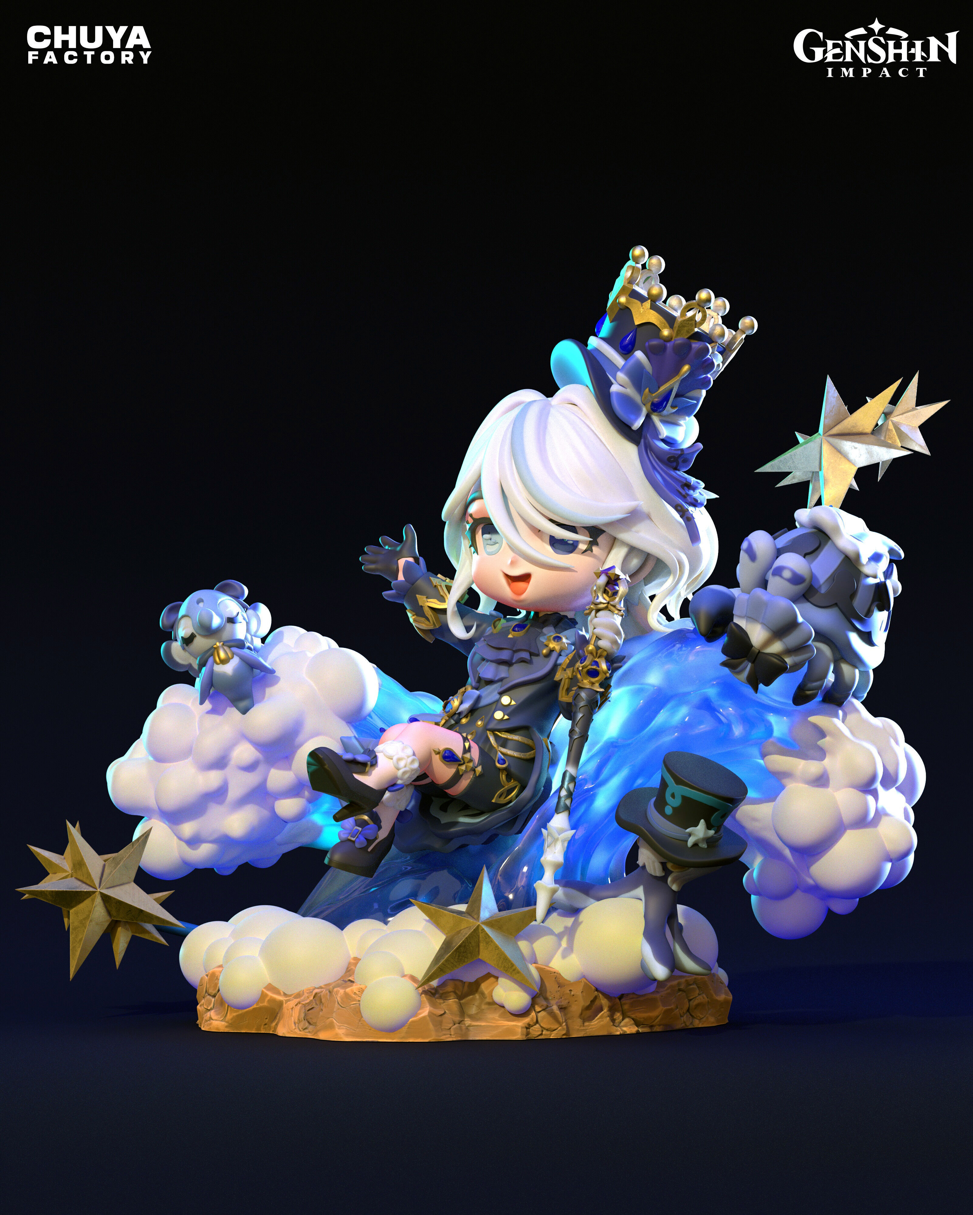 Furina from Genshin Impact 3D print model_2