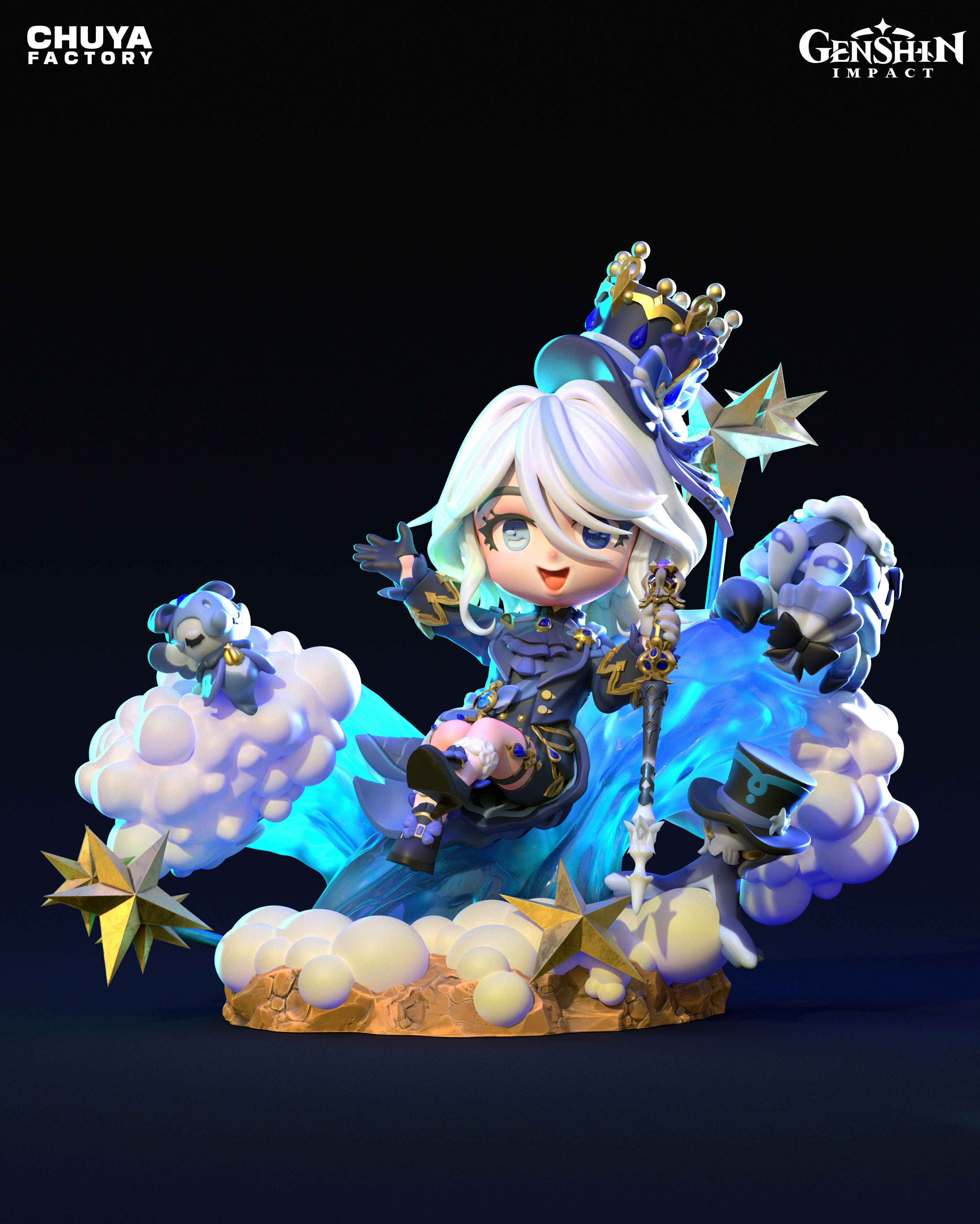 Furina from Genshin Impact 3D print model_1