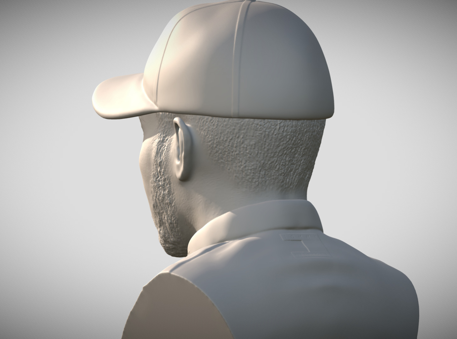 Lewis Hamilton bust 3D print model_5