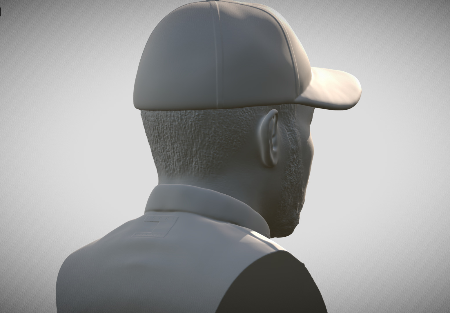 Lewis Hamilton bust 3D print model_6
