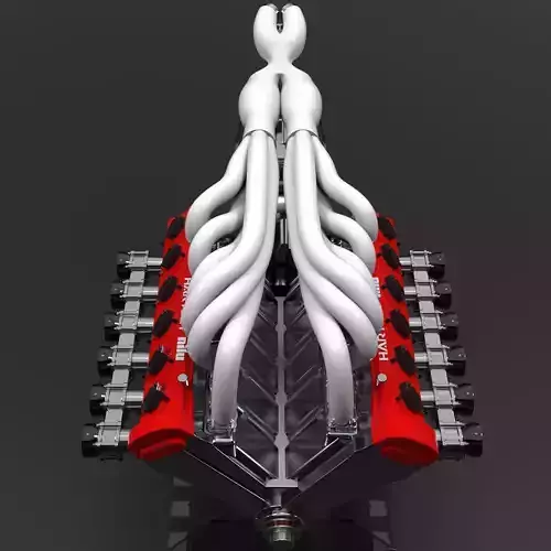 nilu27 engine 3D print model