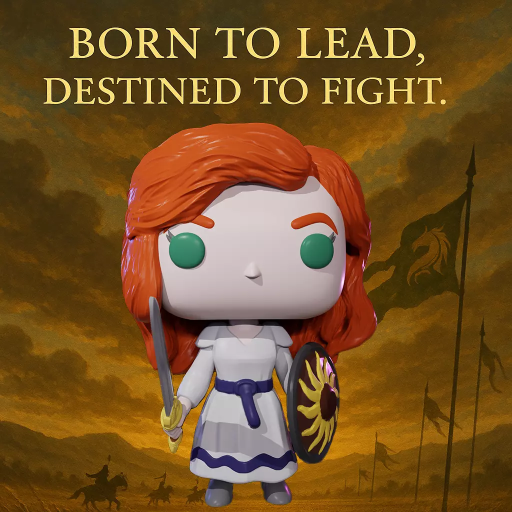 Hera Pop Inspired lord of the rings 3D DIGITAL DOWNLOAD 3D print model