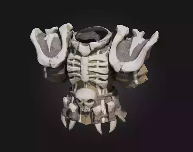 Bonecrusher Armor  Brutal Titans Battle Suit 3D model